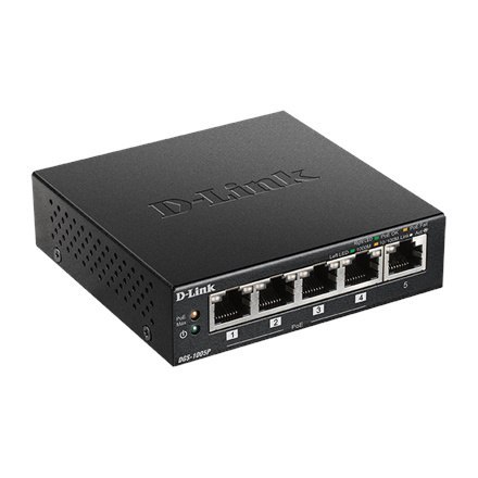 D-Link DGS 1005P - przełącznik - 5 portów D-Link DGS 1005P - przełącznik - 5 portów