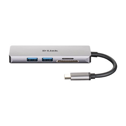 D-Link | Koncentrator 5 w 1 USB-C™ z HDMI i czytnikiem kart SD/microSD | DUB-M530 | USB Type-C D-Link | Koncentrator 5 w 1 USB-C™ z HDMI i czytnikiem kart SD/microSD | DUB-M530 | USB Type-C