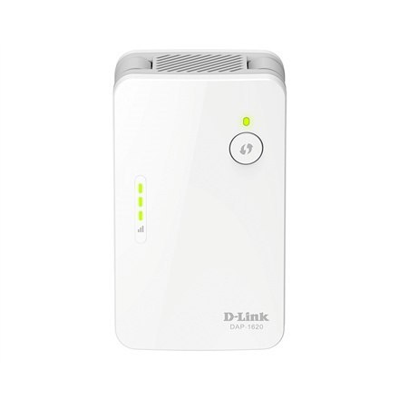 D-Link | Przedłużacz zasięgu Wi-Fi AC1300 | DAP-1620 | 802.11ac | 400+867 Mbit/s | 10/100/1000 Mbit/s | Porty LAN Ethernet (RJ-4 D-Link | Przedłużacz zasięgu Wi-Fi AC1300 | DAP-1620 | 802.11ac | 400+867 Mbit/s | 10/100/1000 Mbit/s | Porty LAN Ethernet (RJ-4