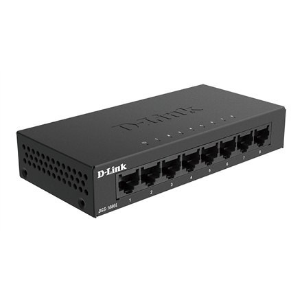 D-Link | Switch | DGS-108GL/E | Niezarządzany | Desktop | Ilość portów 10/100 Mbps (RJ-45) | Ilość portów 1 Gbps (RJ-45) 8 | Ilo D-Link | Switch | DGS-108GL/E | Niezarządzany | Desktop | Ilość portów 10/100 Mbps (RJ-45) | Ilość portów 1 Gbps (RJ-45) 8 | Ilo