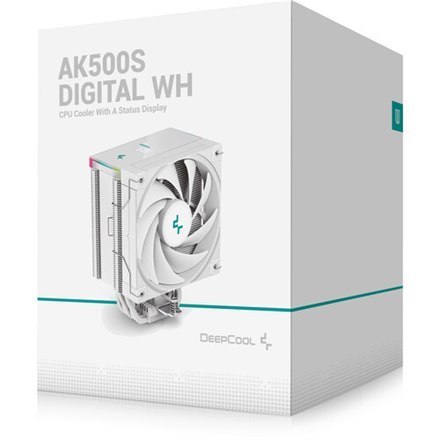 Deepcool | Cyfrowy Chłodzenie CPU Biały | AK500S Deepcool | Cyfrowy Chłodzenie CPU Biały | AK500S