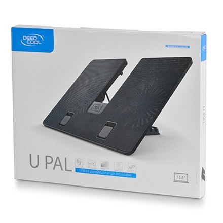 Deepcool | U-Pal | Podstawka chłodząca do notebooka do 19" | Czarny Deepcool | U-Pal | Podstawka chłodząca do notebooka do 19" | Czarny