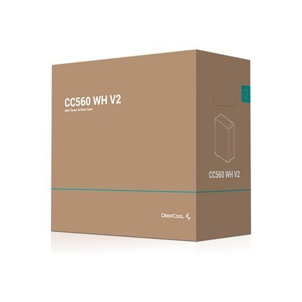 Deepcool CC560 V2 | Biały | Mid Tower | Zasilacz w zestawie Nie | ATX Deepcool CC560 V2 | Biały | Mid Tower | Zasilacz w zestawie Nie | ATX