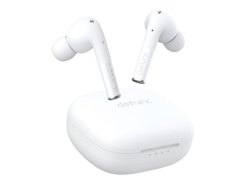 Defunc | Słuchawki douszne | Prawdziwa rozrywka | Wbudowany mikrofon | Bluetooth | Bezprzewodowy | Biały Defunc | Słuchawki douszne | Prawdziwa rozrywka | Wbudowany mikrofon | Bluetooth | Bezprzewodowy | Biały