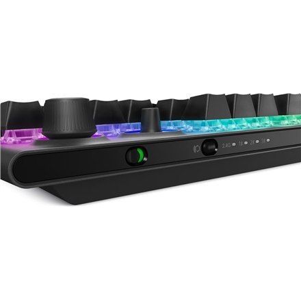 Dell | Alienware Tri-Mode AW920K | Bezprzewodowa Klawiatura Gamingowa | Podświetlenie RGB LED | US | Bezprzewodowa | Czarny | Bl Dell | Alienware Tri-Mode AW920K | Bezprzewodowa Klawiatura Gamingowa | Podświetlenie RGB LED | US | Bezprzewodowa | Czarny | Bl
