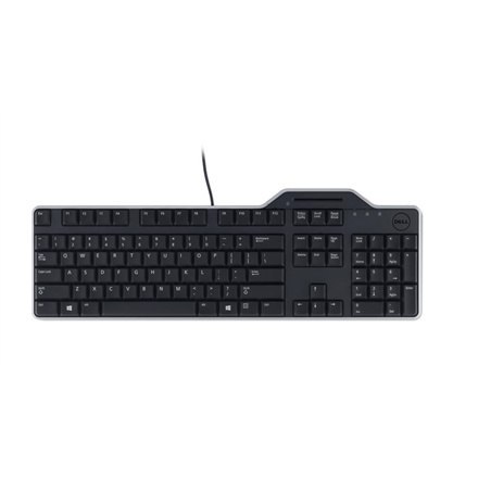 Dell | KB813 | Klawiatura Smartcard | Przewodowa | EE | Czarna | USB