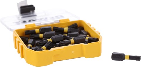 DEWALT DT70558T-QZ Extreme FLEXTORQ 25pc Set T25 25mm in Small Bulk Storage Case DEWALT DT70558T-QZ Extreme FLEXTORQ 25pc Set T25 25mm in Small Bulk Storage Case