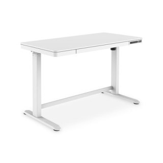 Digitus | Biurko z elektryczną regulacją wysokości | 72 - 121 cm | Maksymalne obciążenie 50 kg | Metal | Biały