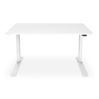 Digitus | Biurko z elektryczną regulacją wysokości | 73 - 123 cm | Maksymalne obciążenie 50 kg | Metal | Biały
