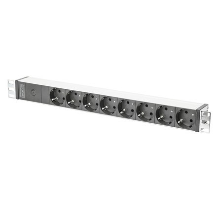 DIGITUS Professional DN-95410 - listwa zasilająca - 4000 W | Złącze wyjściowe Qty 8 | Czarny DIGITUS Professional DN-95410 - listwa zasilająca - 4000 W | Złącze wyjściowe Qty 8 | Czarny