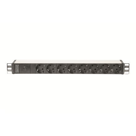 DIGITUS Professional DN-95410 - listwa zasilająca - 4000 W | Złącze wyjściowe Qty 8 | Czarny DIGITUS Professional DN-95410 - listwa zasilająca - 4000 W | Złącze wyjściowe Qty 8 | Czarny