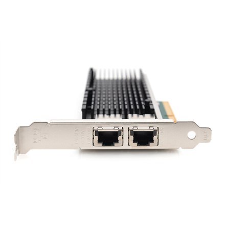 Digitus 10Gbps Dual Port Ethernet Server adapter PCIe X8, Intel X540 BT2 Digitus 10Gbps Dual Port Ethernet Server adapter PCIe X8, Intel X540 BT2
