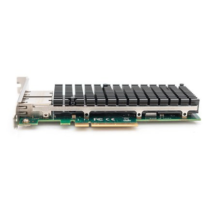 Digitus 10Gbps Dual Port Ethernet Server adapter PCIe X8, Intel X540 BT2 Digitus 10Gbps Dual Port Ethernet Server adapter PCIe X8, Intel X540 BT2