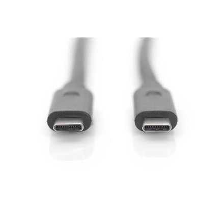 Digitus | Kabel USB-C | Męski | 24-pinowy USB-C | Męski | 24-pinowy USB-C | Czarny | 1 m Digitus | Kabel USB-C | Męski | 24-pinowy USB-C | Męski | 24-pinowy USB-C | Czarny | 1 m