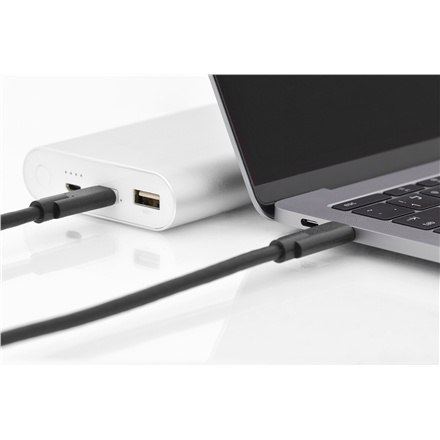 Digitus | Kabel USB-C | Męski | 24-pinowy USB-C | Męski | 24-pinowy USB-C | Czarny | 1 m Digitus | Kabel USB-C | Męski | 24-pinowy USB-C | Męski | 24-pinowy USB-C | Czarny | 1 m