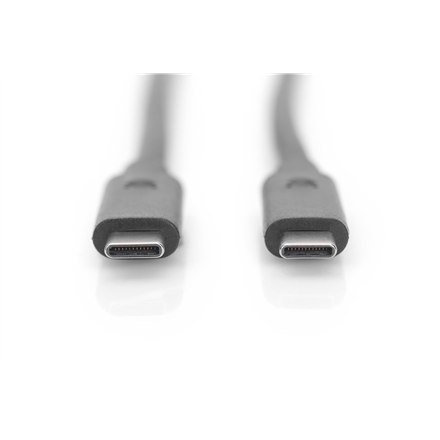 Digitus | Kabel USB-C | Męski | 24-pinowy USB-C | Męski | 24-pinowy USB-C | Czarny | 1 m Digitus | Kabel USB-C | Męski | 24-pinowy USB-C | Męski | 24-pinowy USB-C | Czarny | 1 m