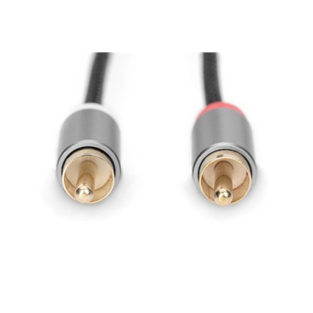 Digitus | Kabel audio | Męski | RCA | Mini-phone stereo 3,5 mm | Czarny | 1,8 m Digitus | Kabel audio | Męski | RCA | Mini-phone stereo 3,5 mm | Czarny | 1,8 m