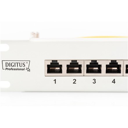 Digitus | Patch Panel | DN-91624S | Biały | Kategoria: CAT 6; Porty: 24 x RJ45; Wytrzymałość: 7,7 kg; Siła wkładania: 30N max | Digitus | Patch Panel | DN-91624S | Biały | Kategoria: CAT 6; Porty: 24 x RJ45; Wytrzymałość: 7,7 kg; Siła wkładania: 30N max |