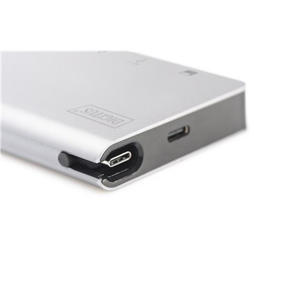 Digitus | USB-C Multiport Travel Dock | DA-70866 | Stacja dokująca | Porty Ethernet LAN (RJ-45) 1 | Porty VGA (D-Sub) 1 | Porty Digitus | USB-C Multiport Travel Dock | DA-70866 | Stacja dokująca | Porty Ethernet LAN (RJ-45) 1 | Porty VGA (D-Sub) 1 | Porty