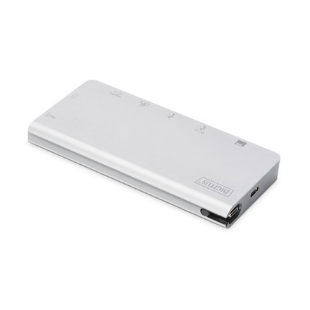 Digitus | USB-C Multiport Travel Dock | DA-70866 | Stacja dokująca | Porty Ethernet LAN (RJ-45) 1 | Porty VGA (D-Sub) 1 | Porty Digitus | USB-C Multiport Travel Dock | DA-70866 | Stacja dokująca | Porty Ethernet LAN (RJ-45) 1 | Porty VGA (D-Sub) 1 | Porty