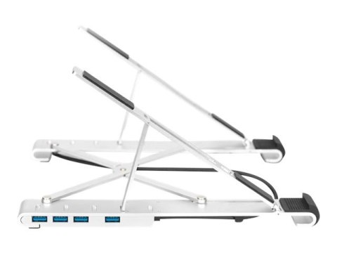 Digitus | Variable Notebook Stand with integrated USB-C Hub, 5 Port | DA-90424 Digitus | Variable Notebook Stand with integrated USB-C Hub, 5 Port | DA-90424