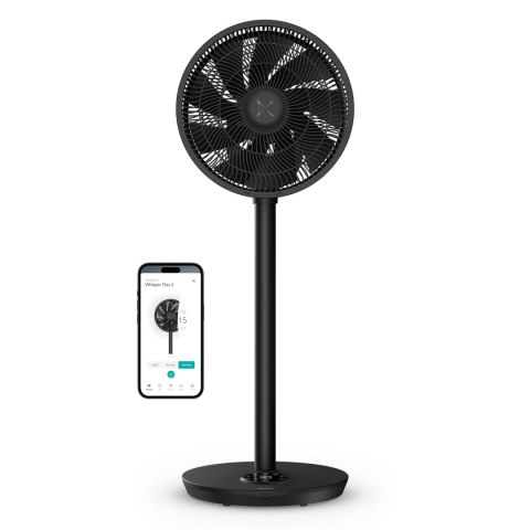 Duux Fan | Whisper Flex 2 | Stand Fan | Black | Diameter 34 cm | Number of speeds 30 | Oscillation | 2-21.5 W | Yes Duux Fan | Whisper Flex 2 | Stand Fan | Black | Diameter 34 cm | Number of speeds 30 | Oscillation | 2-21.5 W | Yes