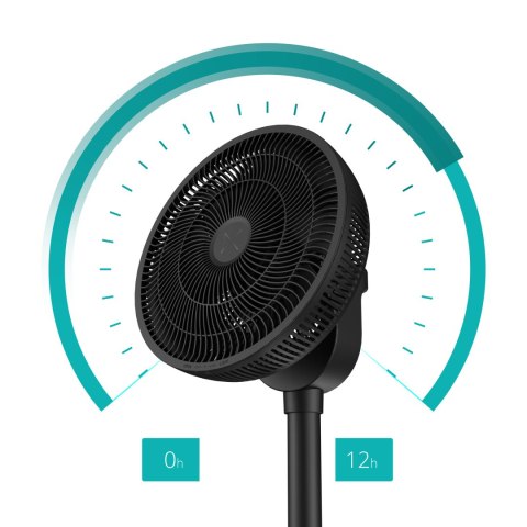 Duux Fan | Whisper Flex 2 | Stand Fan | Black | Diameter 34 cm | Number of speeds 30 | Oscillation | 2-21.5 W | Yes Duux Fan | Whisper Flex 2 | Stand Fan | Black | Diameter 34 cm | Number of speeds 30 | Oscillation | 2-21.5 W | Yes