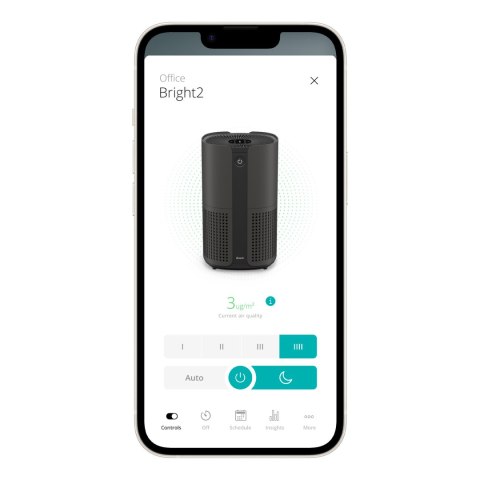 Duux Smart Air Purifier | Bright 2 | 4-22 W | Suitable for rooms up to 42 m² | Black Duux Smart Air Purifier | Bright 2 | 4-22 W | Suitable for rooms up to 42 m² | Black