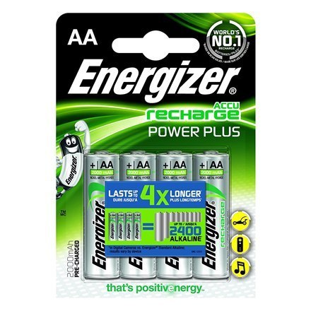 Energizer | AA/HR6 | 2000 mAh | Akumulator Accu Power Plus Ni-MH | 4 szt. Energizer | AA/HR6 | 2000 mAh | Akumulator Accu Power Plus Ni-MH | 4 szt.