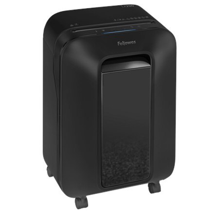 Fellowes | LX200 | Mini-cięcie | Niszczarka | P-4 | T-4 | Karty kredytowe | Zszywki | Spinacze | Papier | 22 litry | Czarny