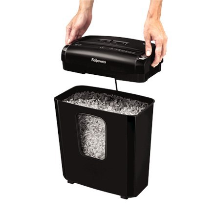 Fellowes Powershred | 6M | Mini-cięcie | Niszczarka | P-4 | Karty kredytowe | Zszywki | Spinacze | Papier | 13 litrów Fellowes Powershred | 6M | Mini-cięcie | Niszczarka | P-4 | Karty kredytowe | Zszywki | Spinacze | Papier | 13 litrów