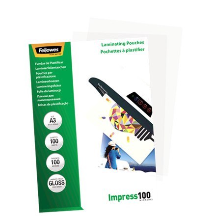Fellowes | Woreczki do laminowania | A3 (297 x 420 mm) | Przezroczyste Fellowes | Woreczki do laminowania | A3 (297 x 420 mm) | Przezroczyste