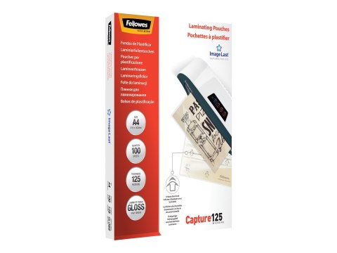 Fellowes | Woreczki do laminowania | A4 (210 x 297 mm) | Błyszczące Fellowes | Woreczki do laminowania | A4 (210 x 297 mm) | Błyszczące
