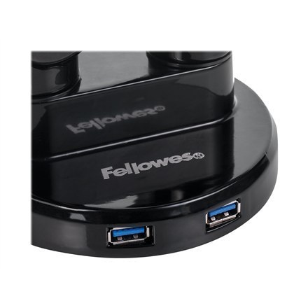 Fellowes arm for 2 monitors - Platinum black Fellowes arm for 2 monitors - Platinum black