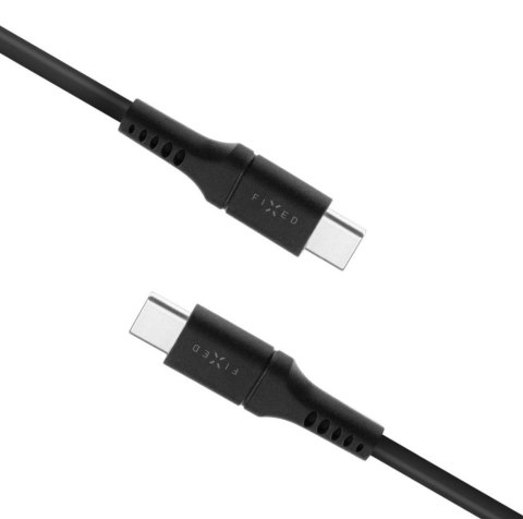 Fixed | Liquid Silicone Cable USB-C/USB-C, 2m, 60W | FIXDLS-CC2-BK Fixed | Liquid Silicone Cable USB-C/USB-C, 2m, 60W | FIXDLS-CC2-BK