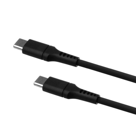 Fixed | Liquid Silicone Cable USB-C/USB-C, 2m, 60W | FIXDLS-CC2-BK Fixed | Liquid Silicone Cable USB-C/USB-C, 2m, 60W | FIXDLS-CC2-BK