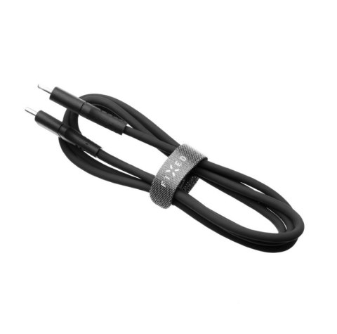 Fixed | Liquid Silicone Cable USB-C/USB-C, 2m, 60W | FIXDLS-CC2-BK Fixed | Liquid Silicone Cable USB-C/USB-C, 2m, 60W | FIXDLS-CC2-BK
