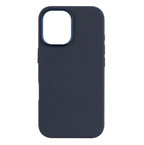 Fixed MagFlow | Back cover | Apple | iPhone 16 | Liquid silicon | Blue Fixed MagFlow | Back cover | Apple | iPhone 16 | Liquid silicon | Blue