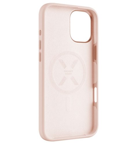 Fixed MagFlow | Back cover | Apple | iPhone 16 Plus | Liquid silicon | Pink Fixed MagFlow | Back cover | Apple | iPhone 16 Plus | Liquid silicon | Pink
