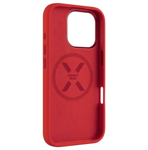 Fixed MagFlow | Back cover | Apple | iPhone 16 Pro | Liquid silicon | Red Fixed MagFlow | Back cover | Apple | iPhone 16 Pro | Liquid silicon | Red