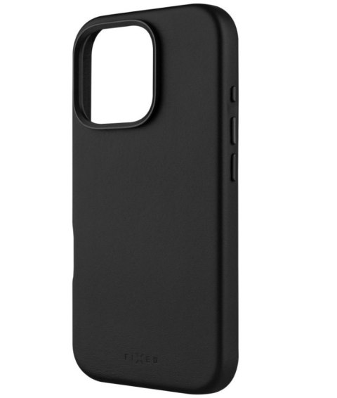Fixed MagLeather | Back cover | Apple | iPhone 16 Pro | Leather | Black Fixed MagLeather | Back cover | Apple | iPhone 16 Pro | Leather | Black