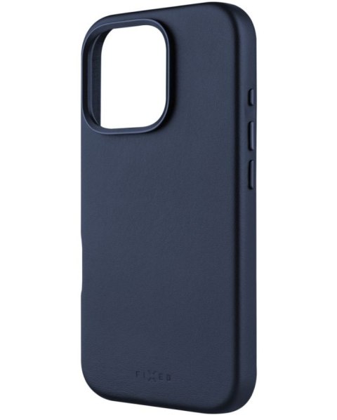 Fixed MagLeather | Back cover | Apple | iPhone 16 Pro | Leather | Blue Fixed MagLeather | Back cover | Apple | iPhone 16 Pro | Leather | Blue