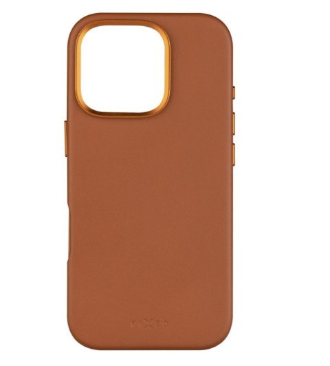 Fixed MagLeather | Back cover | Apple | iPhone 16 Pro | Leather | Brown Fixed MagLeather | Back cover | Apple | iPhone 16 Pro | Leather | Brown