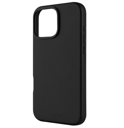 Fixed MagLeather | Back cover | Apple | iPhone 16 Pro Max | Leather | Black Fixed MagLeather | Back cover | Apple | iPhone 16 Pro Max | Leather | Black