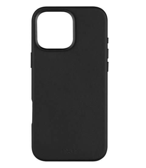 Fixed MagLeather | Back cover | Apple | iPhone 16 Pro Max | Leather | Black Fixed MagLeather | Back cover | Apple | iPhone 16 Pro Max | Leather | Black
