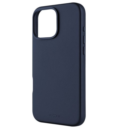 Fixed MagLeather | Back cover | Apple | iPhone 16 Pro Max | Leather | Blue Fixed MagLeather | Back cover | Apple | iPhone 16 Pro Max | Leather | Blue
