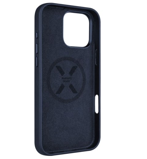 Fixed MagLeather | Back cover | Apple | iPhone 16 Pro Max | Leather | Blue Fixed MagLeather | Back cover | Apple | iPhone 16 Pro Max | Leather | Blue