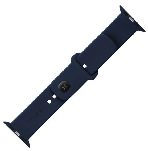 Fixed | Sporty Strap Set for Apple Watch 38/40/41 mm | 160-225 mm | Blue | Silicone Fixed | Sporty Strap Set for Apple Watch 38/40/41 mm | 160-225 mm | Blue | Silicone
