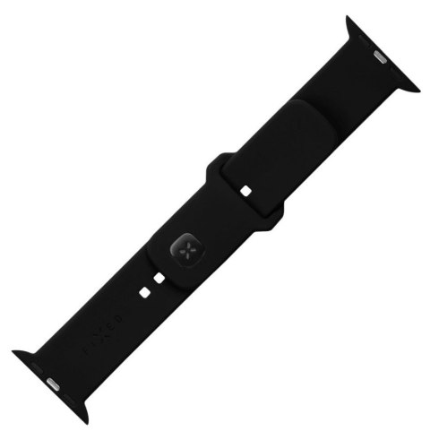 Fixed | Sporty Strap Set for Apple Watch Ultra 49mm | 180-250 mm | Black | Silicone Fixed | Sporty Strap Set for Apple Watch Ultra 49mm | 180-250 mm | Black | Silicone