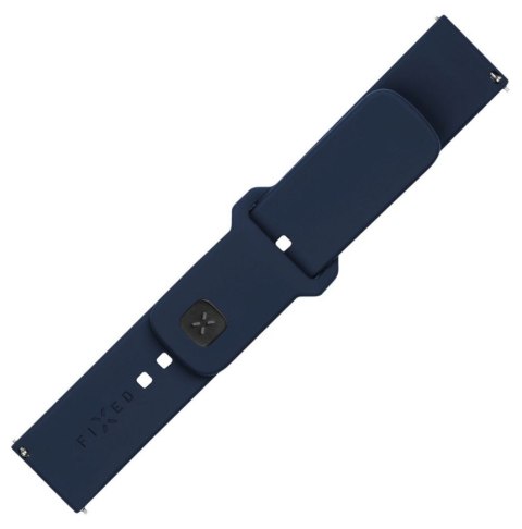 Fixed | Sporty Strap Set with Quick Release 22mm for Smartwatch | 160-235 mm | Blue | Silicone Fixed | Sporty Strap Set with Quick Release 22mm for Smartwatch | 160-235 mm | Blue | Silicone